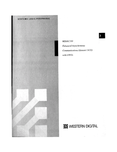 Western Digital 03 WD16C550  Western Digital _dataBooks 1992_SystemLogic_Imaging_Storage 03_WD16C550.pdf