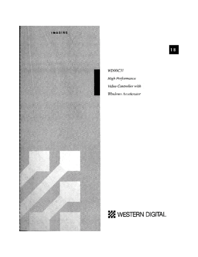 Western Digital 18 WD90C31  Western Digital _dataBooks 1992_SystemLogic_Imaging_Storage 18_WD90C31.pdf