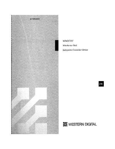Western Digital 26 WD42C22C  Western Digital _dataBooks 1992_SystemLogic_Imaging_Storage 26_WD42C22C.pdf