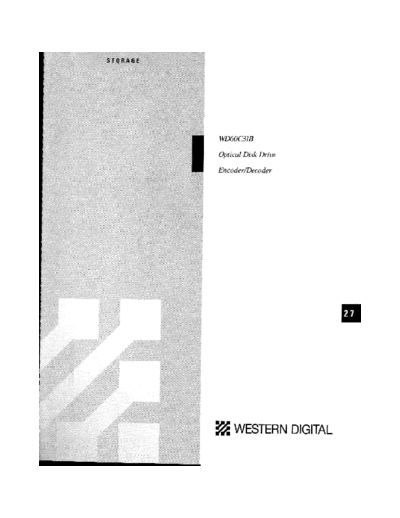 Western Digital 27 WD60C31B  Western Digital _dataBooks 1992_SystemLogic_Imaging_Storage 27_WD60C31B.pdf