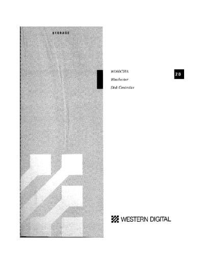 Western Digital 20 WD10C01A  Western Digital _dataBooks 1992_SystemLogic_Imaging_Storage 20_WD10C01A.pdf