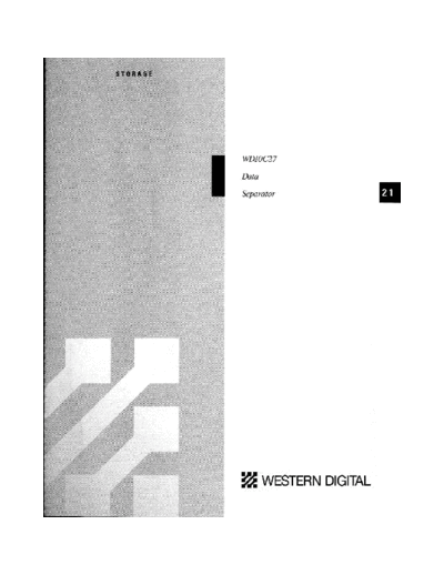 Western Digital 21 WD10C27  Western Digital _dataBooks 1992_SystemLogic_Imaging_Storage 21_WD10C27.pdf