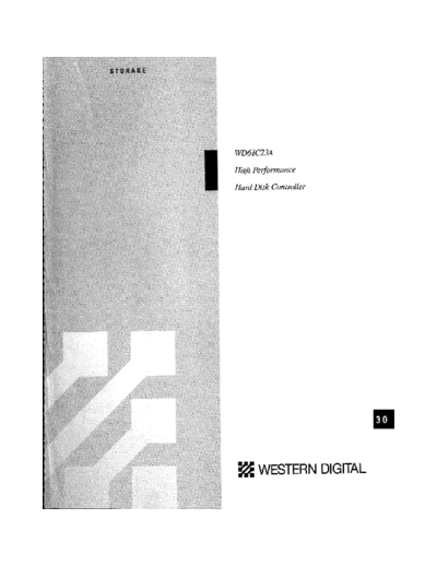 Western Digital 30 WD61C23A  Western Digital _dataBooks 1992_SystemLogic_Imaging_Storage 30_WD61C23A.pdf