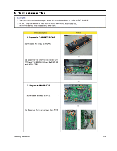 Samsung 07 Disassembly Method  Samsung Audio HT-P1200 HT-P1200 07_Disassembly Method.pdf