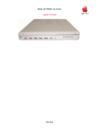 apple iBook (16 VRAM 600 700 MHz) 02-06  apple old iBook iBook (16 VRAM 600 700 MHz) 02-06.pdf