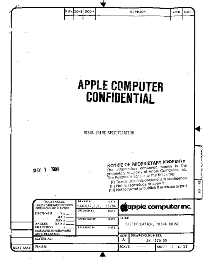 apple Nisha Drive Specification Nov84  apple disk nisha Nisha_Drive_Specification_Nov84.pdf