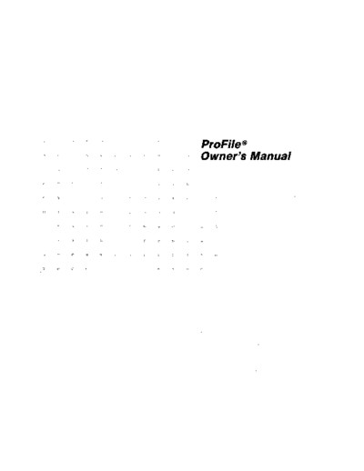 apple ProFile Owners Manual 1983  apple disk profile ProFile_Owners_Manual_1983.pdf