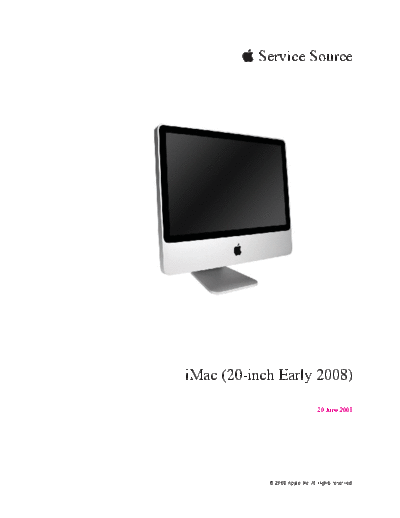 apple imac 20 early 08  apple iMac iMac (20-inch Early 2008) imac_20_early_08.pdf
