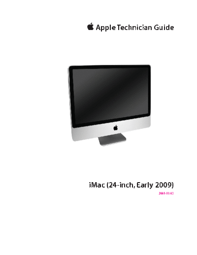 apple imac 24 early 09  apple iMac iMac (24-inch Early 2009) imac_24_early_09.pdf