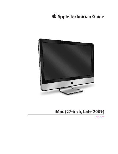 apple imac 27 late09  apple iMac iMac (27-inch Late 2009) imac_27_late09.pdf