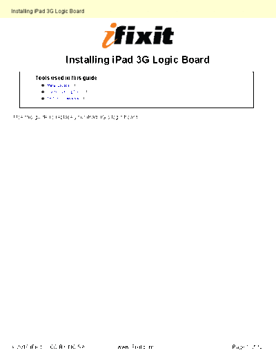 apple Installing-Logic-Board-3194  apple iPad iPad 3G Installing-Logic-Board-3194.pdf