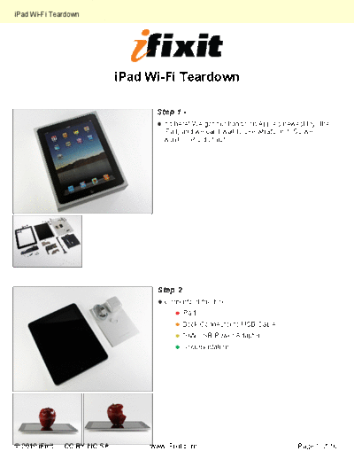 apple Teardown-2183  apple iPad iPad Wi-Fi Teardown-2183.pdf