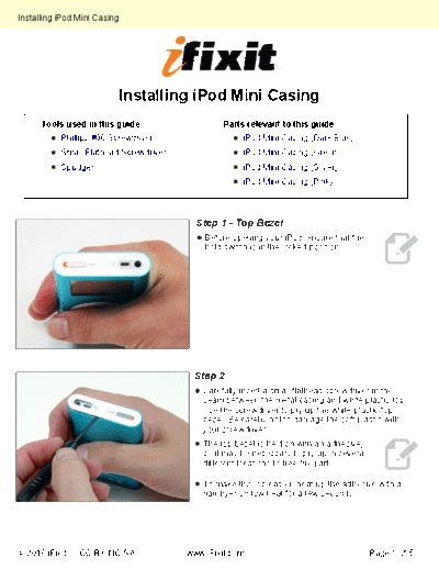 apple Installing-Casing-410  apple iPod iPod Mini Installing-Casing-410.pdf