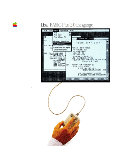 apple Lisa BASIC-Plus 2.0 Language Jan84  apple lisa basic-plus_2.0 Lisa_BASIC-Plus_2.0_Language_Jan84.pdf