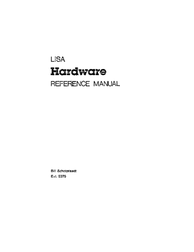 apple Lisa Hardware Reference Manual Jul81  apple lisa hardware Lisa_Hardware_Reference_Manual_Jul81.pdf