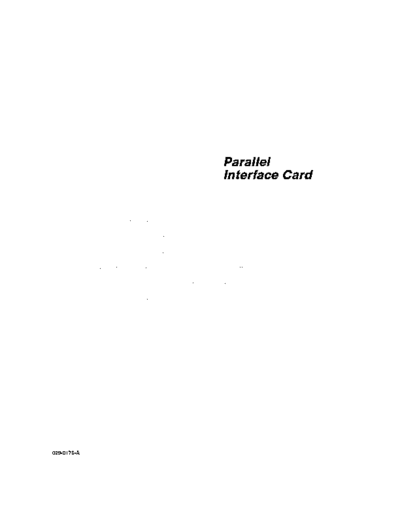 apple 029-0176-A Lisa Parallel Interface Card  apple lisa service 029-0176-A_Lisa_Parallel_Interface_Card.pdf