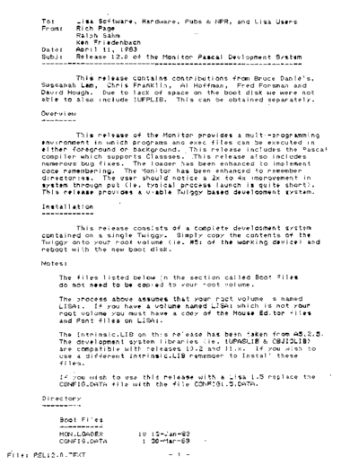 apple Monitor 12.0 Release Notes Apr83  apple lisa pascal_monitor Monitor_12.0_Release_Notes_Apr83.pdf