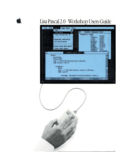 apple Lisa Pascal 2.0 Workshop Users Guide 1983  apple lisa workshop_2.0 Lisa_Pascal_2.0_Workshop_Users_Guide_1983.pdf