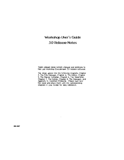 apple Workshop Users Guide 3.0 Release Notes  apple lisa workshop_3.0 Workshop_Users_Guide_3.0_Release_Notes.pdf