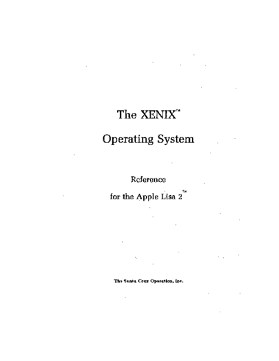 apple XENIX Lisa 2 Reference May84  apple lisa xenix XENIX_Lisa_2_Reference_May84.pdf