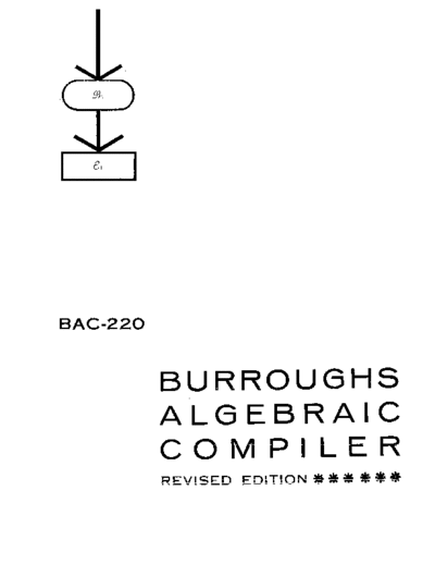 burroughs 220-21017 B220 BALGOL Mar63  burroughs electrodata 220 220-21017_B220_BALGOL_Mar63.pdf