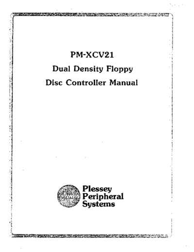 plessey 703530 XCV21 floppyCtlr  plessey peripheral qbus 703530_XCV21_floppyCtlr.pdf