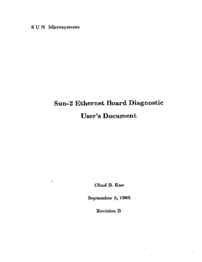 sun -2 Ethernet Diagnostic Sep85  sun sun2 diag Sun-2_Ethernet_Diagnostic_Sep85.pdf