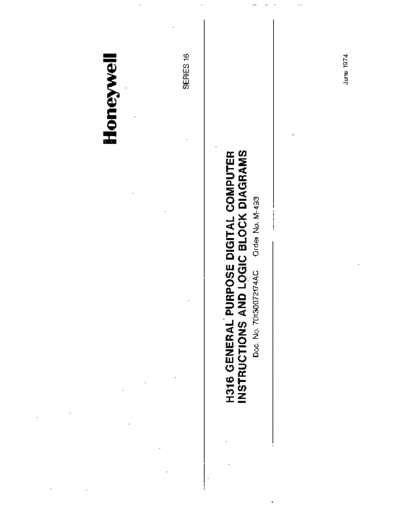 honeywell 70130072174AC H316sch Jun74  honeywell series16 h316 70130072174AC_H316sch_Jun74.pdf
