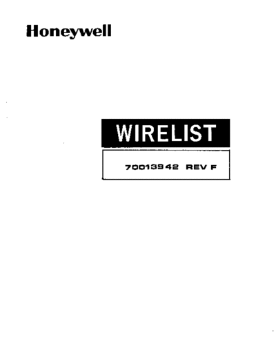 honeywell 70013942F PaperTapeRdrWirelist Mar70  honeywell series16 periph 70013942F_PaperTapeRdrWirelist_Mar70.pdf
