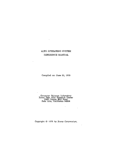 xerox Alto Operating System Reference Manual Jun75  xerox alto memos_1975 Alto_Operating_System_Reference_Manual_Jun75.pdf