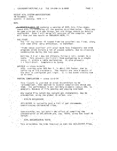 xerox Recent BCPL System Modifications Jan75  xerox alto memos_1975 Recent_BCPL_System_Modifications_Jan75.pdf