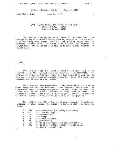 xerox GEARS Jun77  xerox alto memos_1977 GEARS_Jun77.pdf