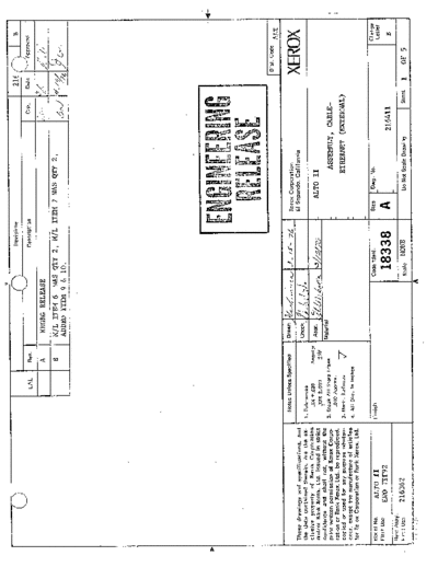 xerox 216411B Assembly Cable Ethernet External  xerox alto schematics 216411B_Assembly_Cable_Ethernet_External.pdf