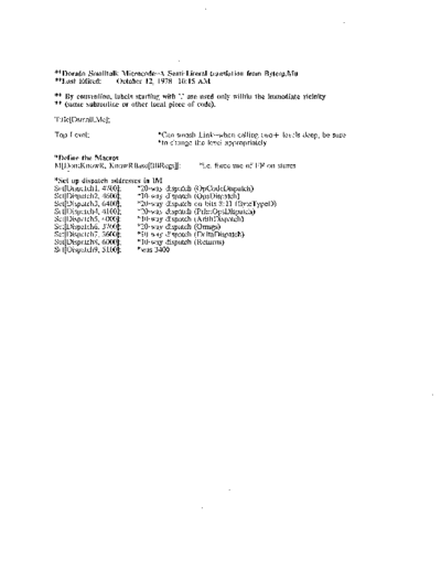 xerox DoradoSmalltalkMicrocode  xerox dorado microcode DoradoSmalltalkMicrocode.pdf