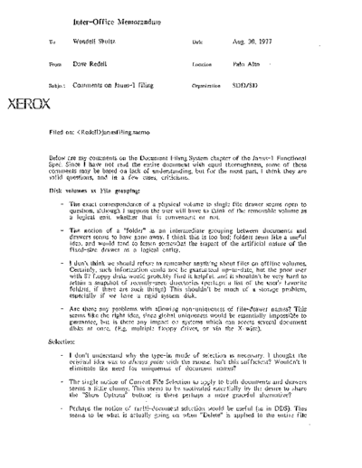 xerox 19770830 Comments On Janus-1 Filing  xerox sdd memos_1977 19770830_Comments_On_Janus-1_Filing.pdf