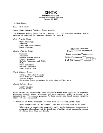 xerox 19771027 Mesa Language Working Group Minutes  xerox sdd memos_1977 19771027_Mesa_Language_Working_Group_Minutes.pdf