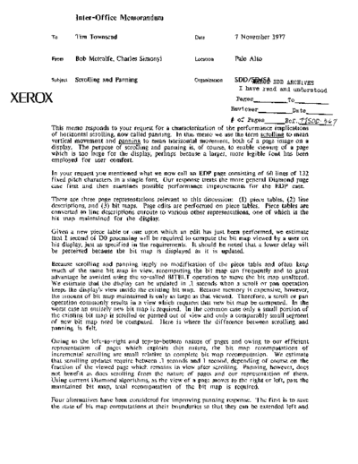 xerox 19771107 Scrolling And Panning  xerox sdd memos_1977 19771107_Scrolling_And_Panning.pdf