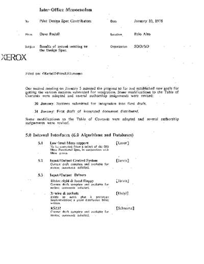 xerox 19780110 Results Of Second Meeting On The Design Spec  xerox sdd memos_1978 19780110_Results_Of_Second_Meeting_On_The_Design_Spec.pdf