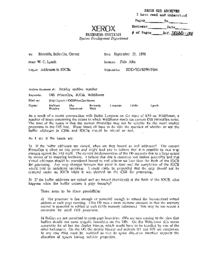 xerox 19780925 Addresses In IOCBs  xerox sdd memos_1978 19780925_Addresses_In_IOCBs.pdf