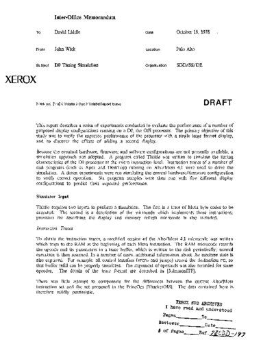 xerox 19781018 D0 Timing Simulation  xerox sdd memos_1978 19781018_D0_Timing_Simulation.pdf