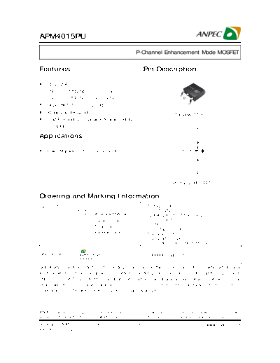 . Electronic Components Datasheets APM4015P  . Electronic Components Datasheets Various APM4015P APM4015P.pdf