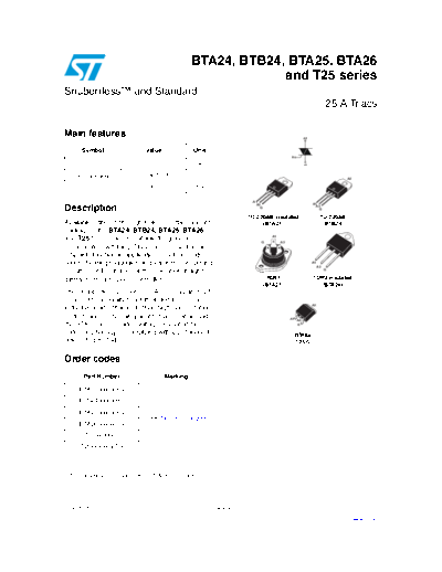 BTA Triacs tgSTM TRIACS BTA BTB 24 25 26-xxx EN  . Electronic Components Datasheets Various BTA Triacs tgSTM_TRIACS_BTA_BTB_24_25_26-xxx_EN.pdf