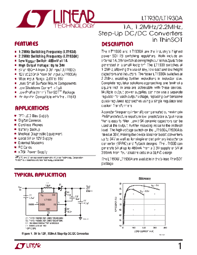 LT1930 62382-docs-Datasheet-1930f  . Electronic Components Datasheets Various LT1930 62382-docs-Datasheet-1930f.pdf