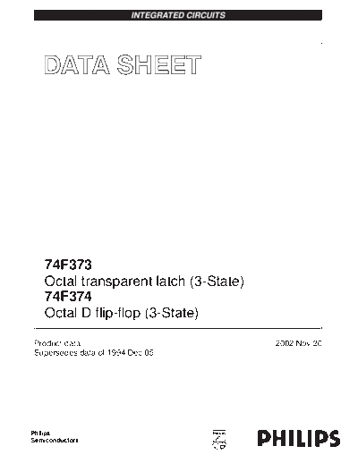 datasheets 74f373 374 3  . Electronic Components Datasheets Various datasheets 74f373_374_3.pdf