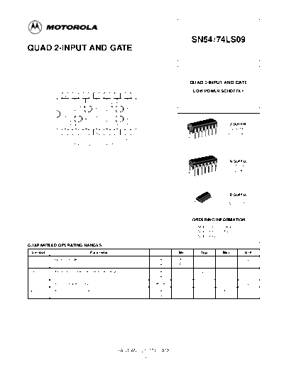 datasheets 74ls09  . Electronic Components Datasheets Various datasheets 74ls09.pdf