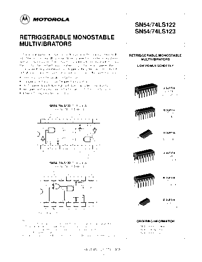 datasheets 74ls122  . Electronic Components Datasheets Various datasheets 74ls122.pdf