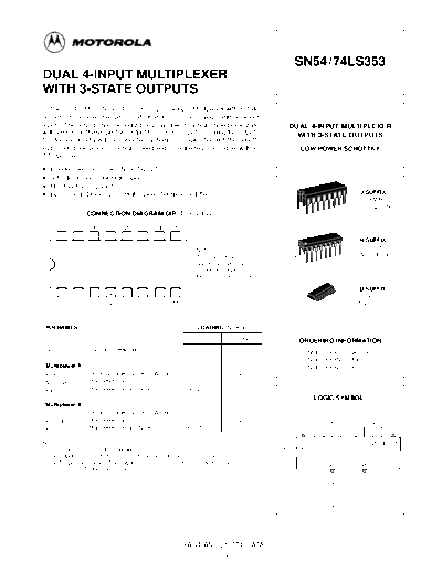 datasheets 74ls353  . Electronic Components Datasheets Various datasheets 74ls353.pdf