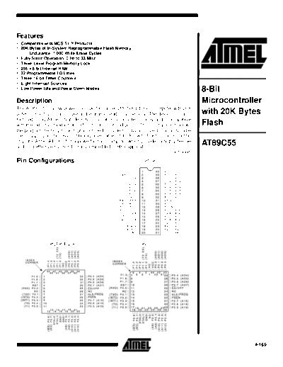 datasheets 89c55  . Electronic Components Datasheets Various datasheets 89c55.pdf