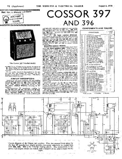 COSSOR Cossor 397  . Rare and Ancient Equipment COSSOR 397 Cossor_397.pdf