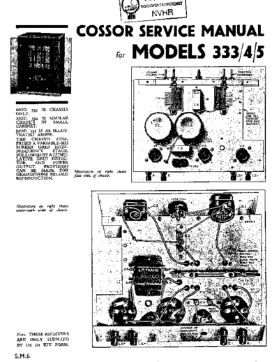 COSSOR 333  . Rare and Ancient Equipment COSSOR 333 MelodyMaker Cossor_333.pdf